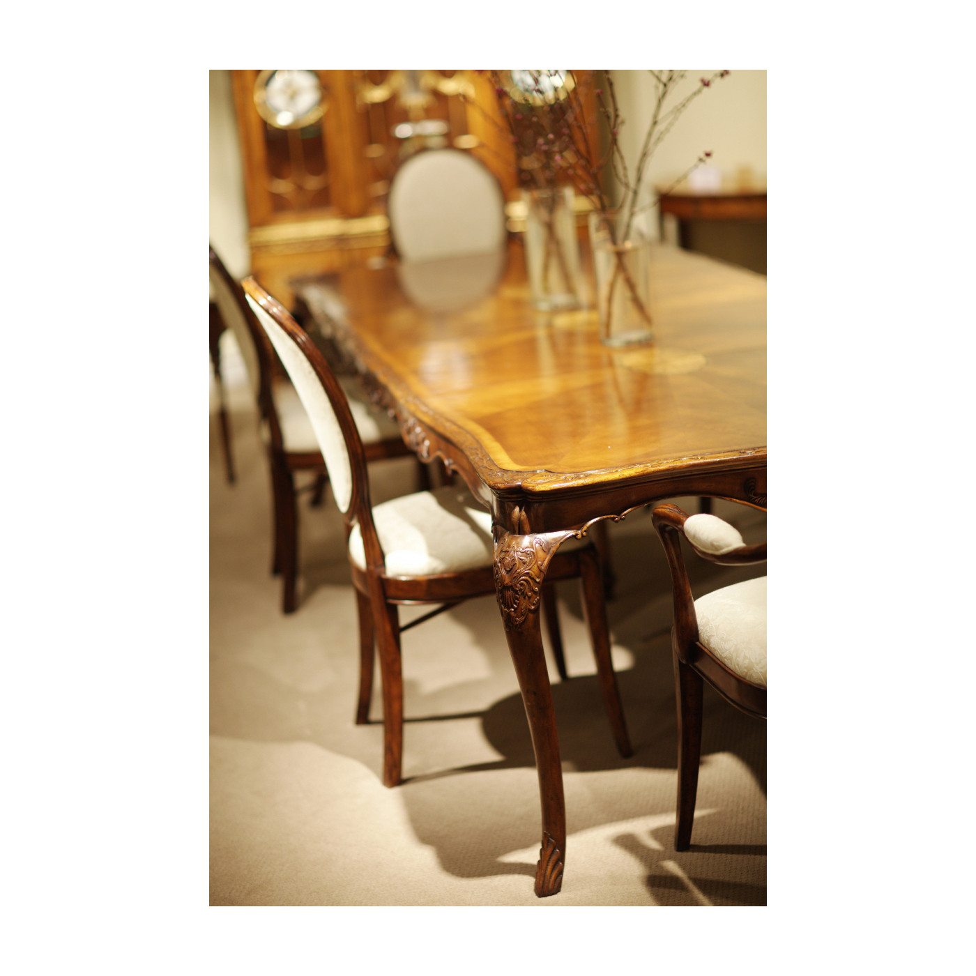 Windsor Spoon Back Upholstered Dining Side Chair