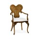 Seaweed Marquetry Arm Chair