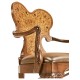 Seaweed Marquetry Arm Chair