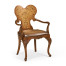 Seaweed Marquetry Arm Chair
