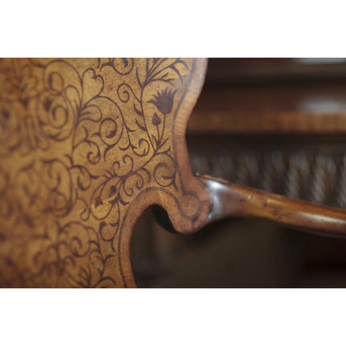 Seaweed Marquetry Side Chair