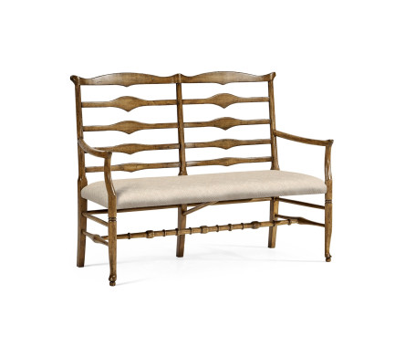 Casual Ladderback Bench