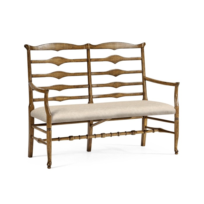 Casual Ladderback Bench