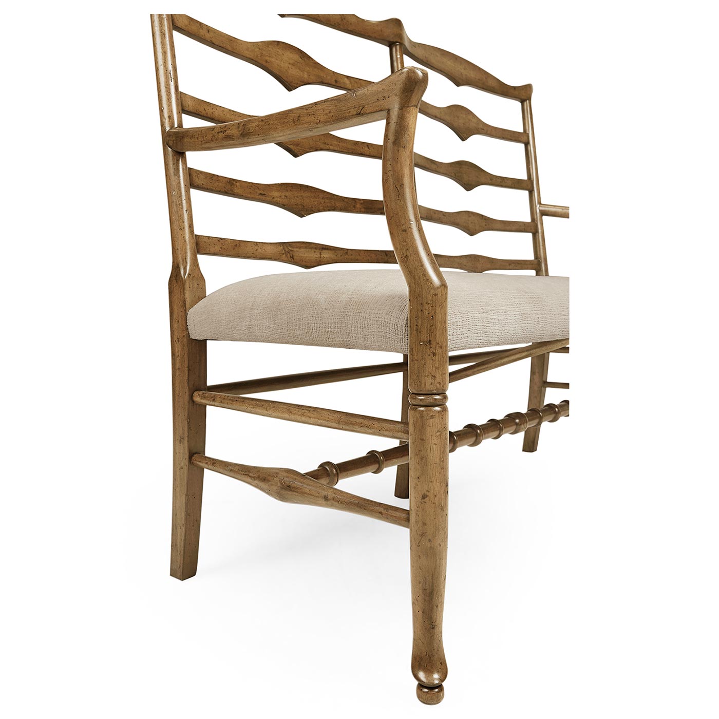 Casual Ladderback Bench