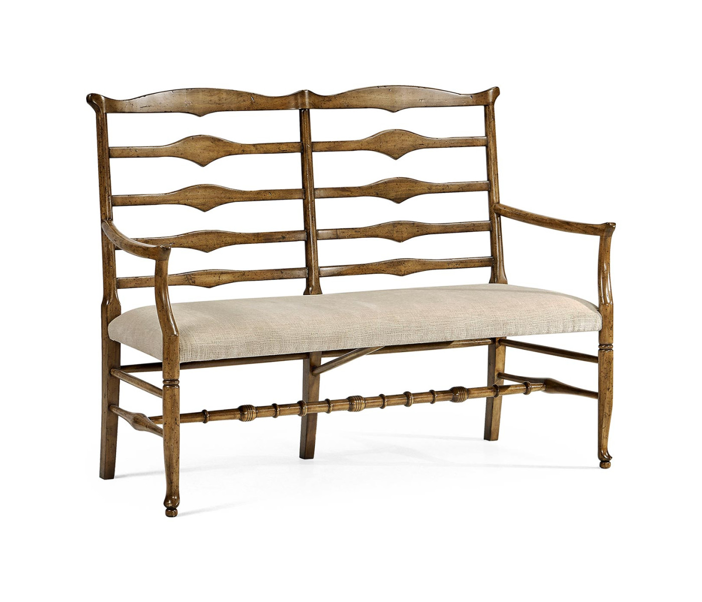 Casual Ladderback Bench