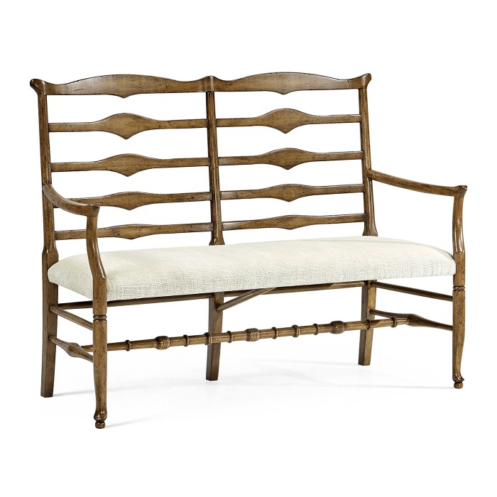Casual Ladderback Bench