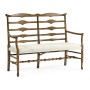 Casual Ladderback Bench