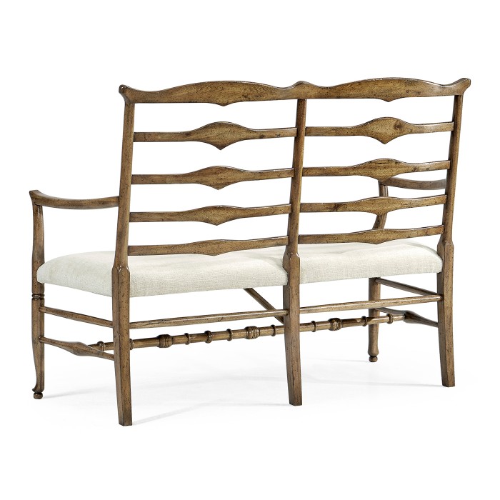 Casual Ladderback Bench