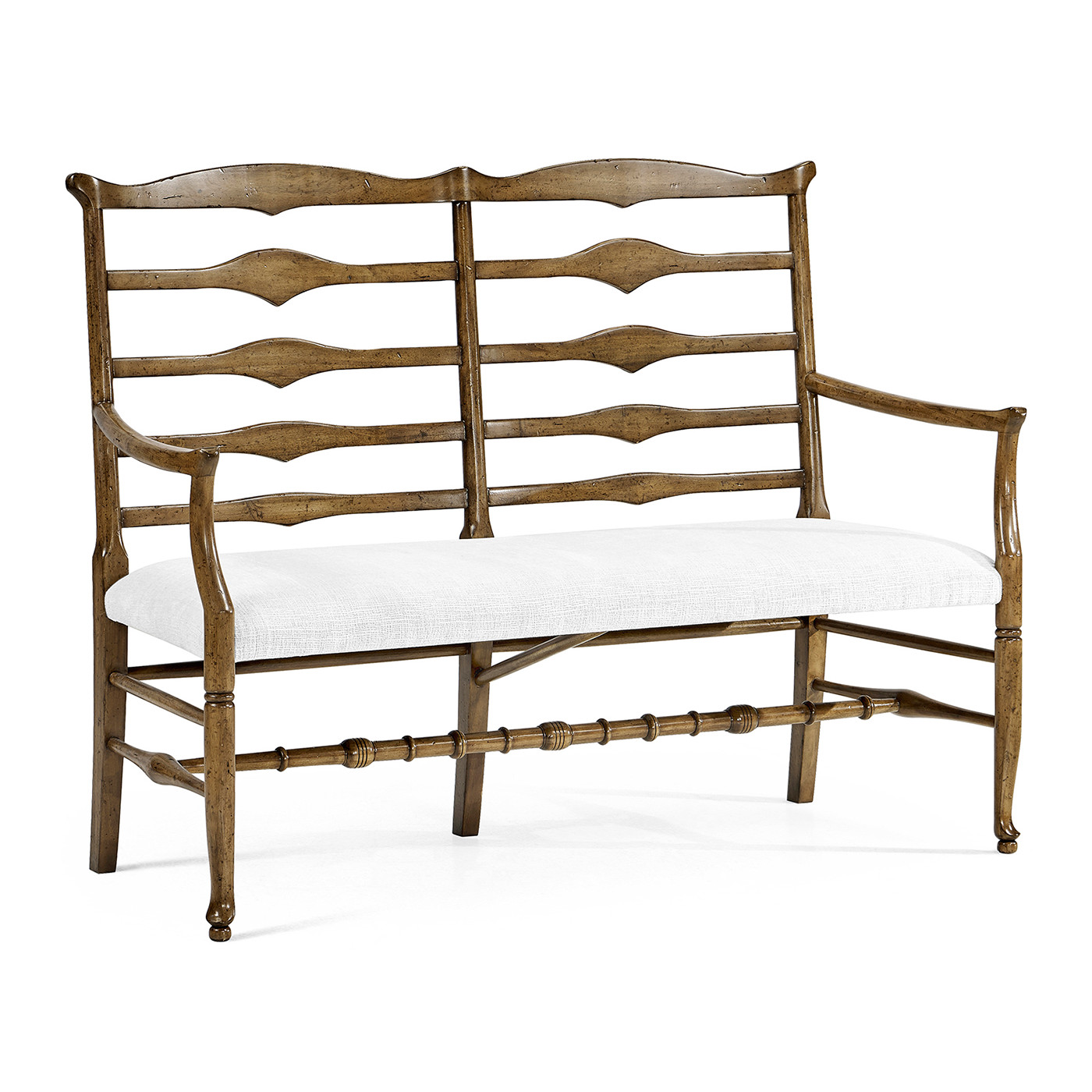 Casual Ladderback Bench