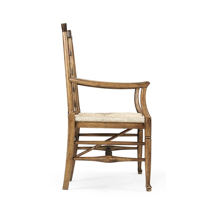 Casual Ladderback Bench