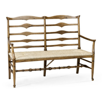 Casual Ladderback Bench