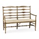 Casual Ladderback Bench