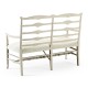 Casual Ladderback Bench