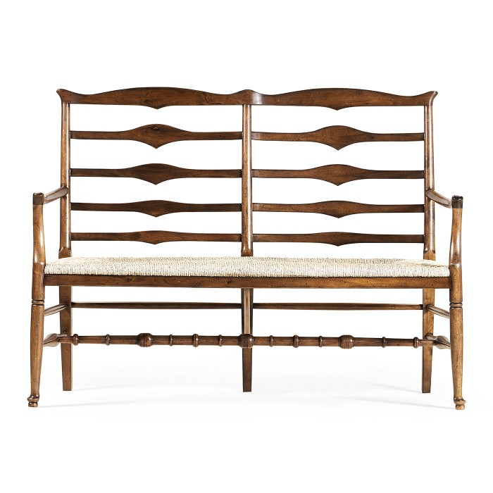 Traditional Ladderback Bench