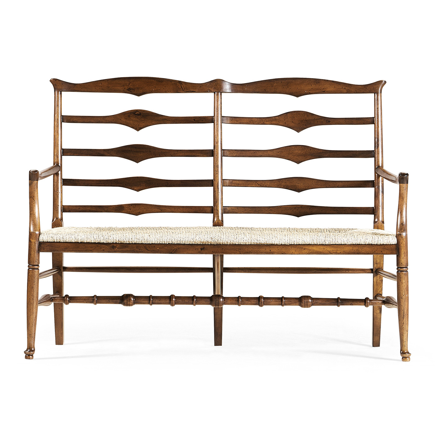 Traditional Ladderback Bench