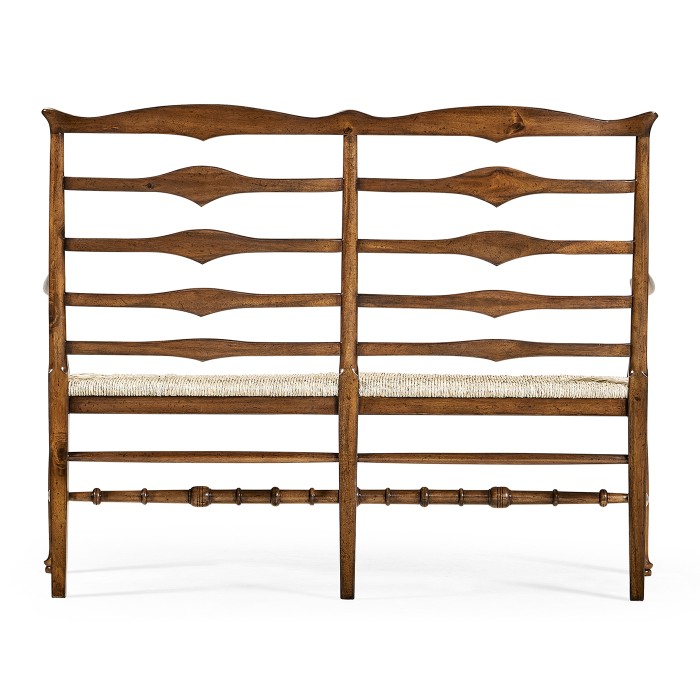 Traditional Ladderback Bench
