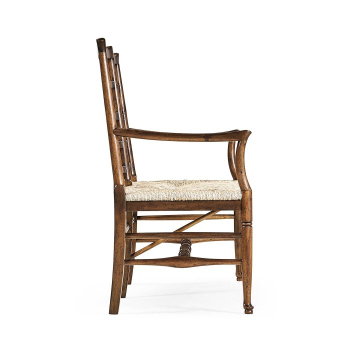 Traditional Ladderback Bench