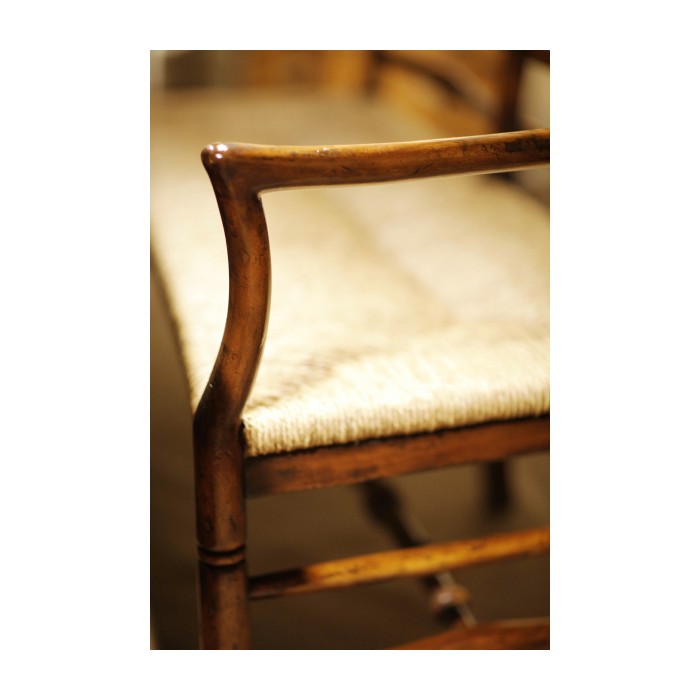 Traditional Ladderback Bench