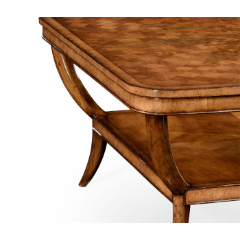 Square Marquetry Coffee Table
