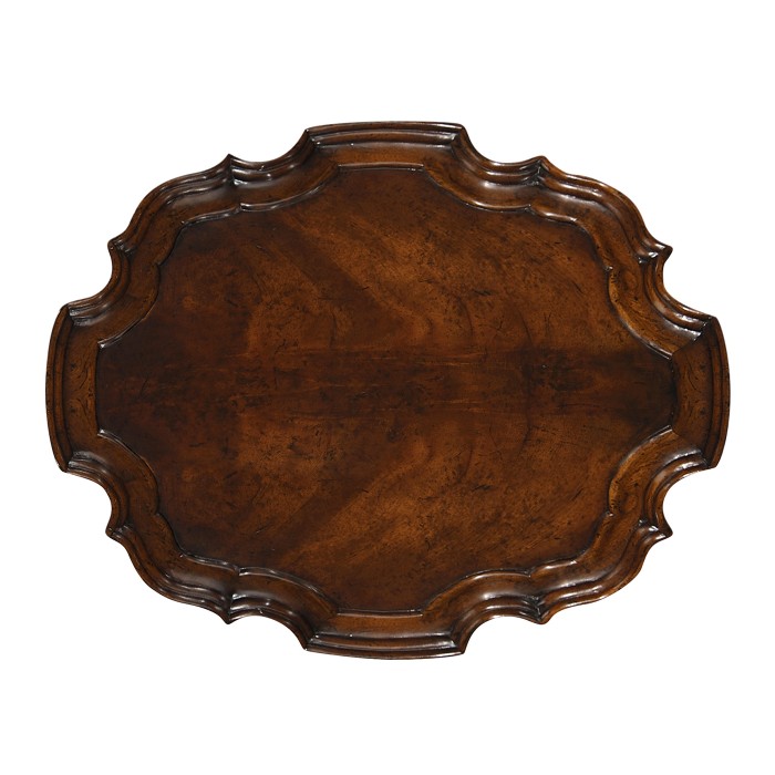 Mahogany Pie-Crust Candlestand