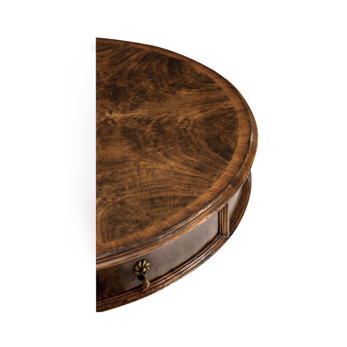 Walnut Drum Table