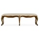French Provincial Walnut Bench