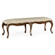 French Provincial Walnut Bench