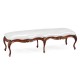 French Provincial Walnut Bench