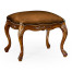 Large French Provincial Walnut Footstool