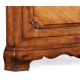 Satinwood Glazed Corner Cabinet