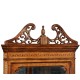 Satinwood Glazed Corner Cabinet
