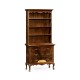 Tall Mahogany Bookcase on Chest