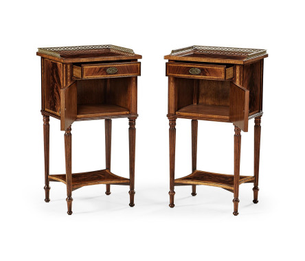 Pair of Mahogany Bedside Cabinets