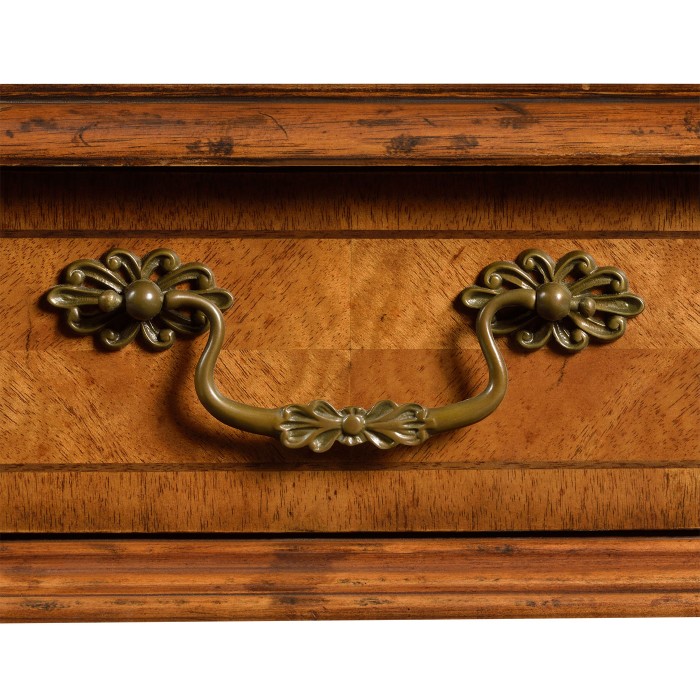 Regency satinwood folding coffee table