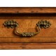 Regency satinwood folding coffee table