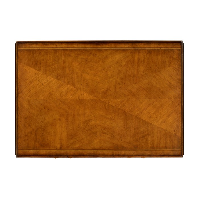 Regency satinwood folding coffee table
