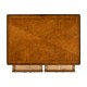 Regency satinwood folding coffee table