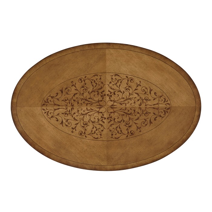 Marquetry Inlaid Satinwood Coffee Table