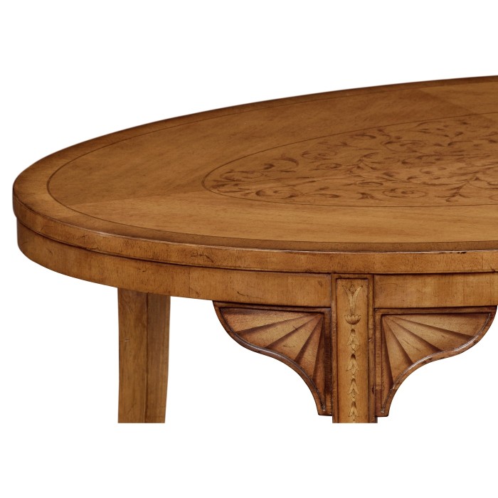 Marquetry Inlaid Satinwood Coffee Table