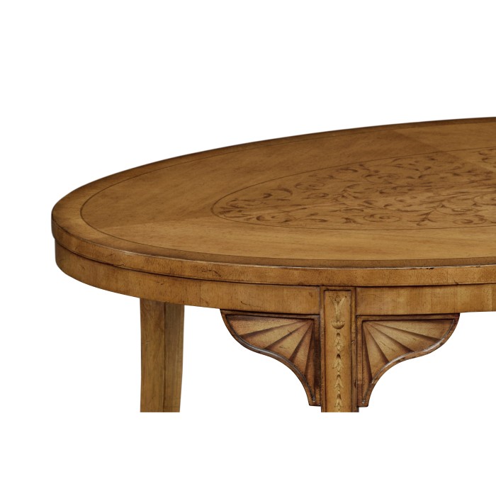 Marquetry Inlaid Satinwood Coffee Table