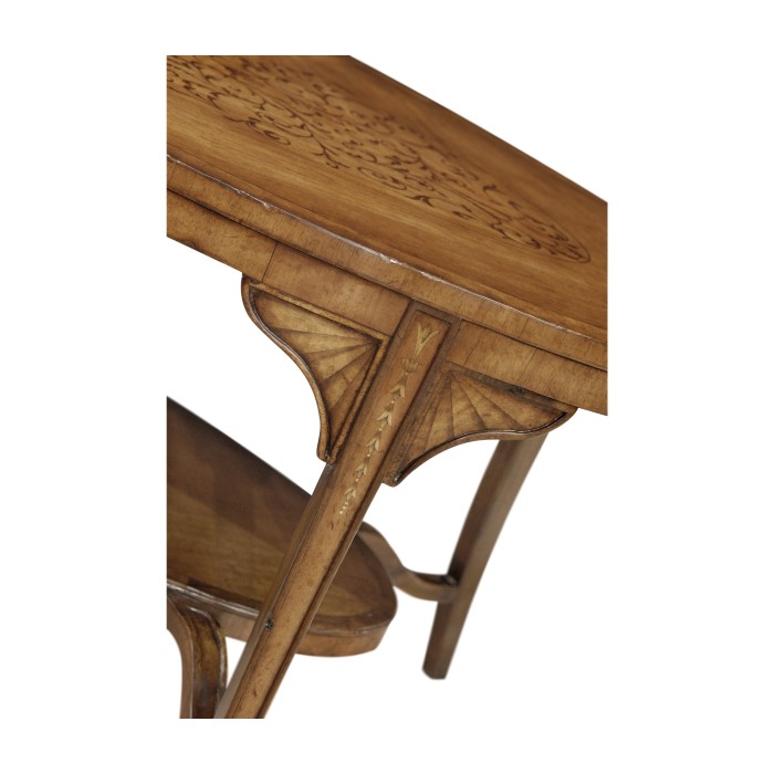 Marquetry Inlaid Satinwood Coffee Table