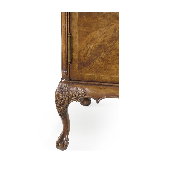 Flaming Light Walnut Side Cabinet