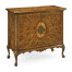 Flaming Light Walnut Side Cabinet