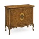 Flaming Light Walnut Side Cabinet