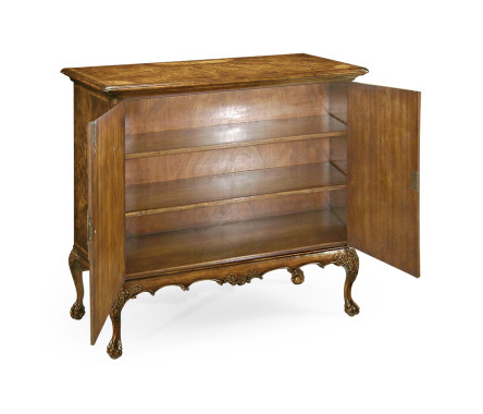 Flaming Light Walnut Side Cabinet