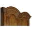 Queen Anne Light Walnut Bureau Cabinet with Panelled Doors