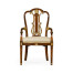 Buckingham Gilded Lyre Back Arm Chair