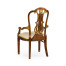 Buckingham Gilded Lyre Back Arm Chair