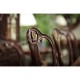 Buckingham Gilded Lyre Back Arm Chair