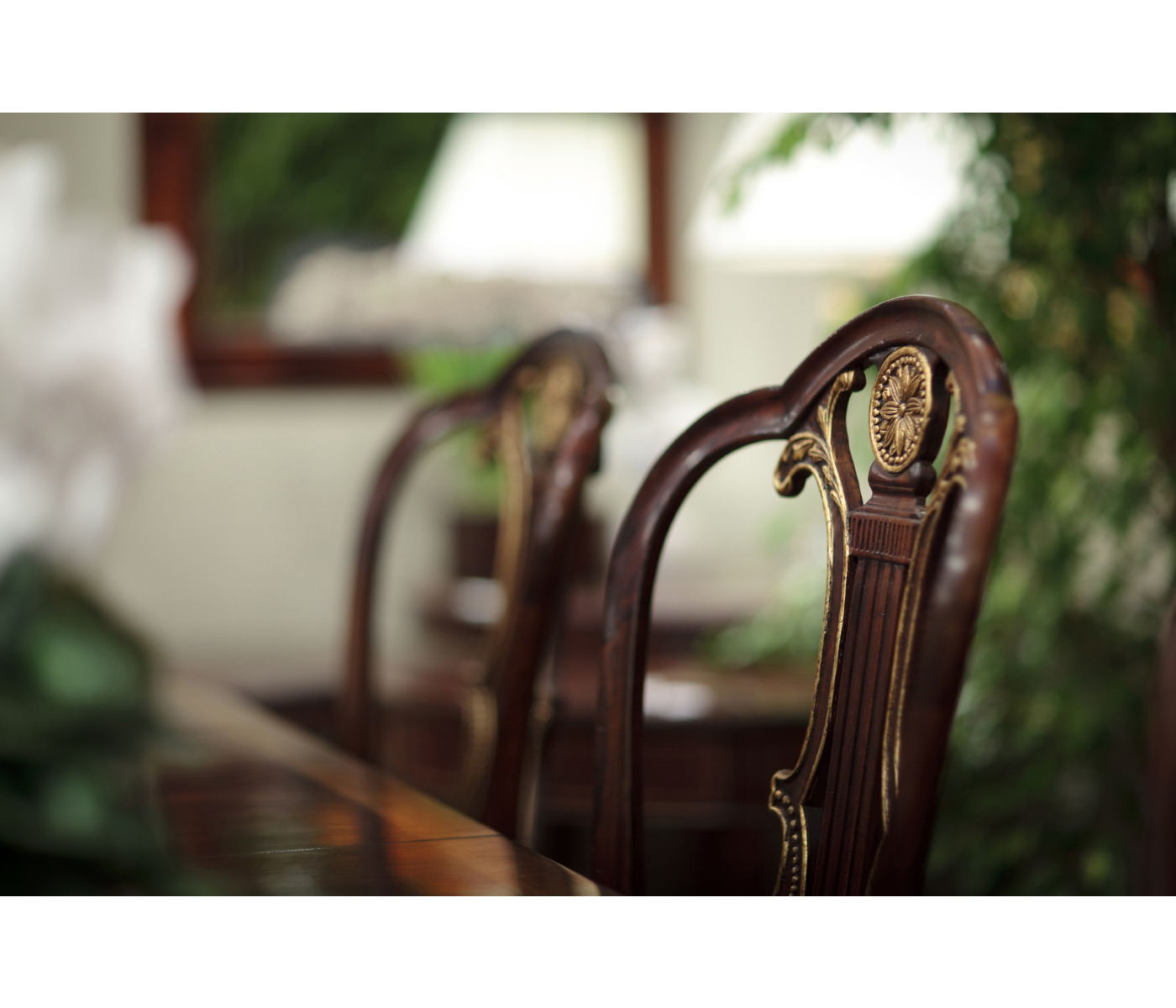 Buckingham Gilded Lyre Back Arm Chair